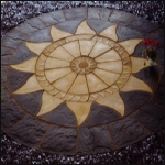 Aztec Sun Feature Circle